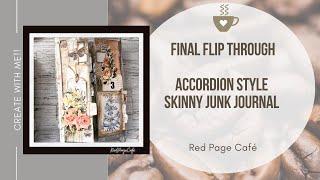 Accordion Style Junk Journal Final Flip Through - Tracie Fox DT project - advertising