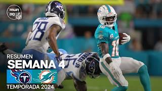 Tennessee Titans vs. Miami Dolphins | Semana 4 - NFL 2024 | Highlights Resumen en español