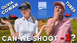 Epic, Hilarious Scramble With Tour Pro Olivia Cowan !!️‍️‍️| Arabian Ranches Golf Club