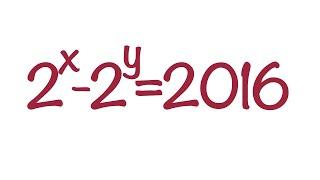 Solving a Nice Exponential Equation with 2 Variables