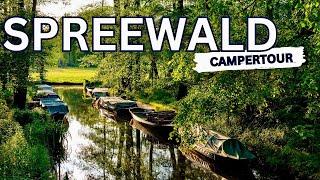 Spreewald  Lübben   Lübbenau Campertour  im Wohnmobil / Van   Spreewald mit Stellplatztipps