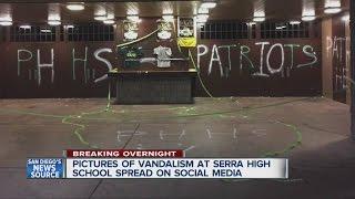 Prank goes too far? Serra HS vandalized