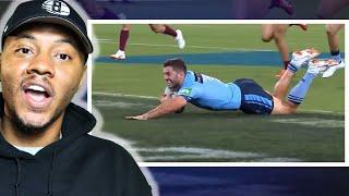 NFL FAN REACTS To 2018 State of Origin Highlights: NSW v QLD - Game I 2018