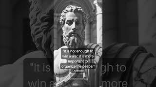 Aristotle - War & Peace - #shorts #motivationalquotes #gymmotivation #inspirationalquotes #motivate