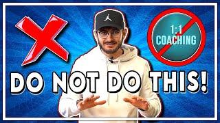 Why 1 To 1 Coaching Can Be A HUGE MISTAKE! 