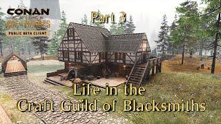 Conan Age of Heroes , New Update , build Craft Guild of Blacksmiths , № 3 | Speed Build | | Beta |