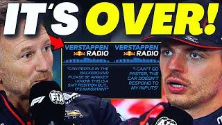 HORNER FURIOUS At VERSTAPPEN After UNACCEPTABLE RADIO CONVERSATION GOT LEAKED Italian GP! | F1 NEWS