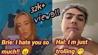 TSM ImperialHal & his GF *Acie* trolling each other for 5 minutes!|Hal plays Apex with new GF Brie!!