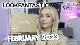 LOOKFANTASTIC BEAUTY BOX UNBOXING FEBRUARY 2023  | MISS BOUX