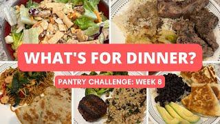 Week 8 Pantry Challenge Meals | Final Week of Pantry Challenge | Quick & Easy Dinner Ideas!