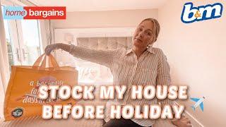 B&M AND HOME BARGAINS HAUL | STOCK MY HOUSE BEFORE OUR HOLIDAY | Emma Nightingale