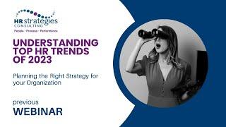 Understanding Top HR Trends of 2023: Planning the Right Strategy for your Organization