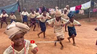 Nigerian Yoruba Cultural Bata Dance Performance by Dream Catchers Academy Girls (Happy African Kids)