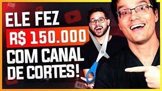 R$150 MIL POR MÊS COM CANAL DE CORTES! - ENTREVISTA COM LUTZ [CORTES PODCAST]