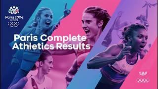 Paris 2024: Complete Athletics Results