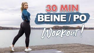 30 MIN BEINE/PO TRAINING für Anfänger und Fortgeschrittene I Home Workout ohne Equipment