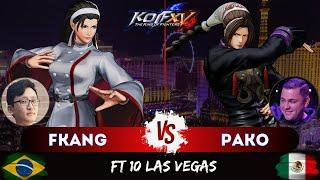 KOF XV ▰ FKANG (Beni/Ryo/Chizuru) vs PAKO (Duo Lon/Luong/Chizuru)▰ FT 10 Las Vegas #KOFXV #KOF15