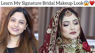 My Signature Bridal Makeup Look | Makeup By Aasiya Kashmiri | Bridal Makeup | Nikah Makeup