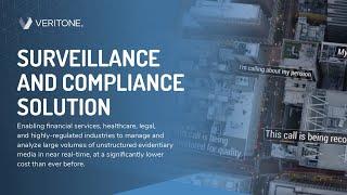 Veritone Surveillance and Compliance Solution