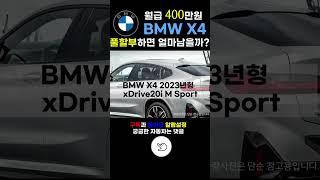 BMW X4 할달유지비와 고정비는 얼마?