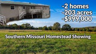 203 acre Solar farm private road and 2 homes! Missouri farm showing! Did we buy this one!?