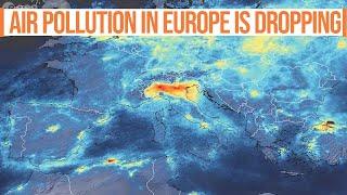 Satellite images show how Europe's air is getting cleaner under coronavirus lockdown