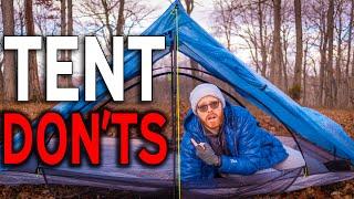 Mistakes EVERY new tent camper makes - Avoid this!