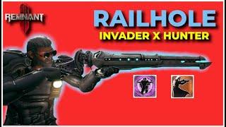 MONORAIL & WORMMHOLE Spam | The RAILHOLE Burst DPS Build | INVADER X HUNTER