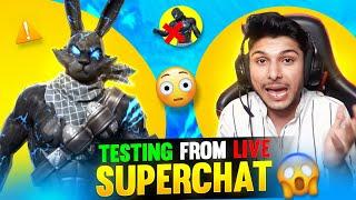 OMGTesting Player From Live Superchat  || This Player Defeated Two Ng Mobile Gods @Nonstopff