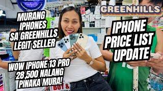 GRABE IPHONE 13 PRO 28,500 NALANG PINAKA MURANG PRICE DITO SA LEGIT SELLER SA GREENHILLS!