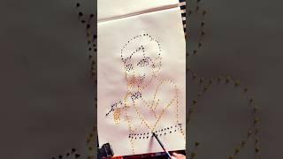  Chandrashekhar Azad painting on water  drop  #youtubeshorts #shorts #trending #art #viralvideo