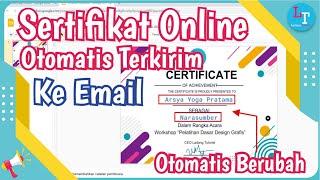 Cara Membuat Sertifikat Online Otomatis Terkirim ke Email dengan Google Form