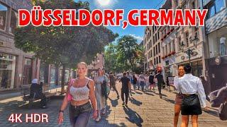 Düsseldorf,Germany # Walking tour in Düsseldorf City Germany/ Citytours  4K HDR 60fps
