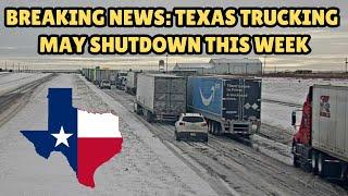 BREAKING NEWS! Texas Truck Drivers Shutdown