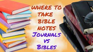 3 Ways to Take Bible Notes - Bible Note Taking System Part 2