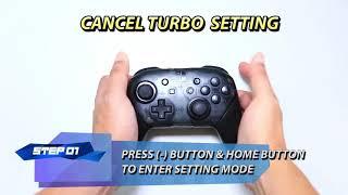 【Brook Converter】How to Cancel Turbo Setting on Brook Converter with SWITCH Pro Controller