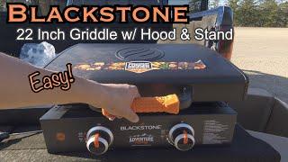 Unbox & Assembly: The Blackstone 22" Adventure Ready Griddle w/ Hood & Stand