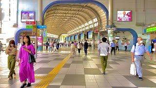 【4K】Shinagawa walking in Tokyo / walk  Through a Beautiful station