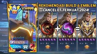 REKOMENDASI BUILD DAN EMBLEM LANCELOT TERSAKIT & TERKUAT DI META SEKARANG! (Solo Rank Auto Win) Mlbb