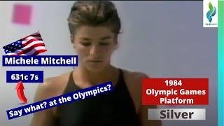 1984 Michele Mitchell Team USA - 631C - Platform Diving - Olympic Games