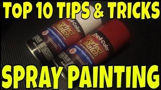 TOP 10 Tips And Tricks For Spray Painting. How To Spray paint Techniques for Beginners Great Results