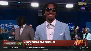 '24 NFL Draft: Washington Commanders FINALLY got THE QB | Select LSU's Jayden Daniels!