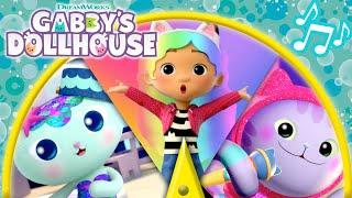 SPIN THE WHEEL OF SONGS!  Sing Along with Gabby & Friends!  | GABBY'S DOLLHOUSE | Netflix