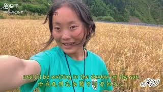 A Tibetan girl in Tibet singing English songs | 扎根措的英語歌བོད་པའི་བུ་མོ། shadow of the sun