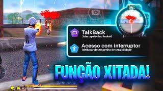 Melhor TALKBACK 2024 e ACESSO COM INTERRUPTOR! Sensibilidade Impossível Errar Capa MIRA NÃO TREME!