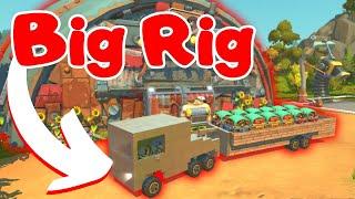 Trading with a GIANT Truck in Scrap Mechanic!