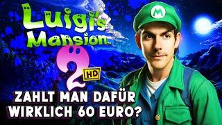 Sind 60 EURO für LUIGI'S MANSION 2 HD zu teuer?  Der SWITCH-PORT vom 3DS-ORIGINAL im Check!