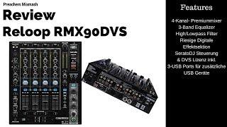 Reloop RMX90 DVS Digital Clubmixer Review ( Test Full HD German 2018)