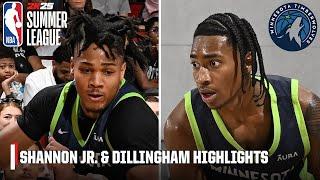 Timberwolves rookies Terrence Shannon Jr. & Rob Dillingham show out [HIGHLIGHTS] | NBA Summer League