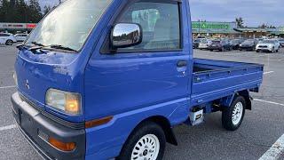 1998 Mitsubishi Minicab Kei truck 4WD hi Lo AC PS 22,500 mi #jdmcars #4x4rwd #jdm